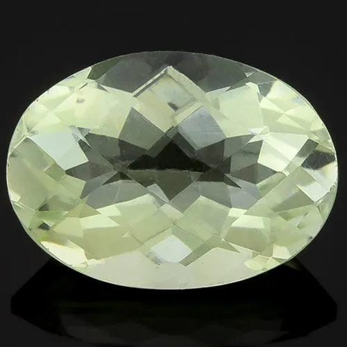 9X11MM OVAL CUT GREEN AMETHYST LIGHT GREEN TEA LOOSE GEMSTONE