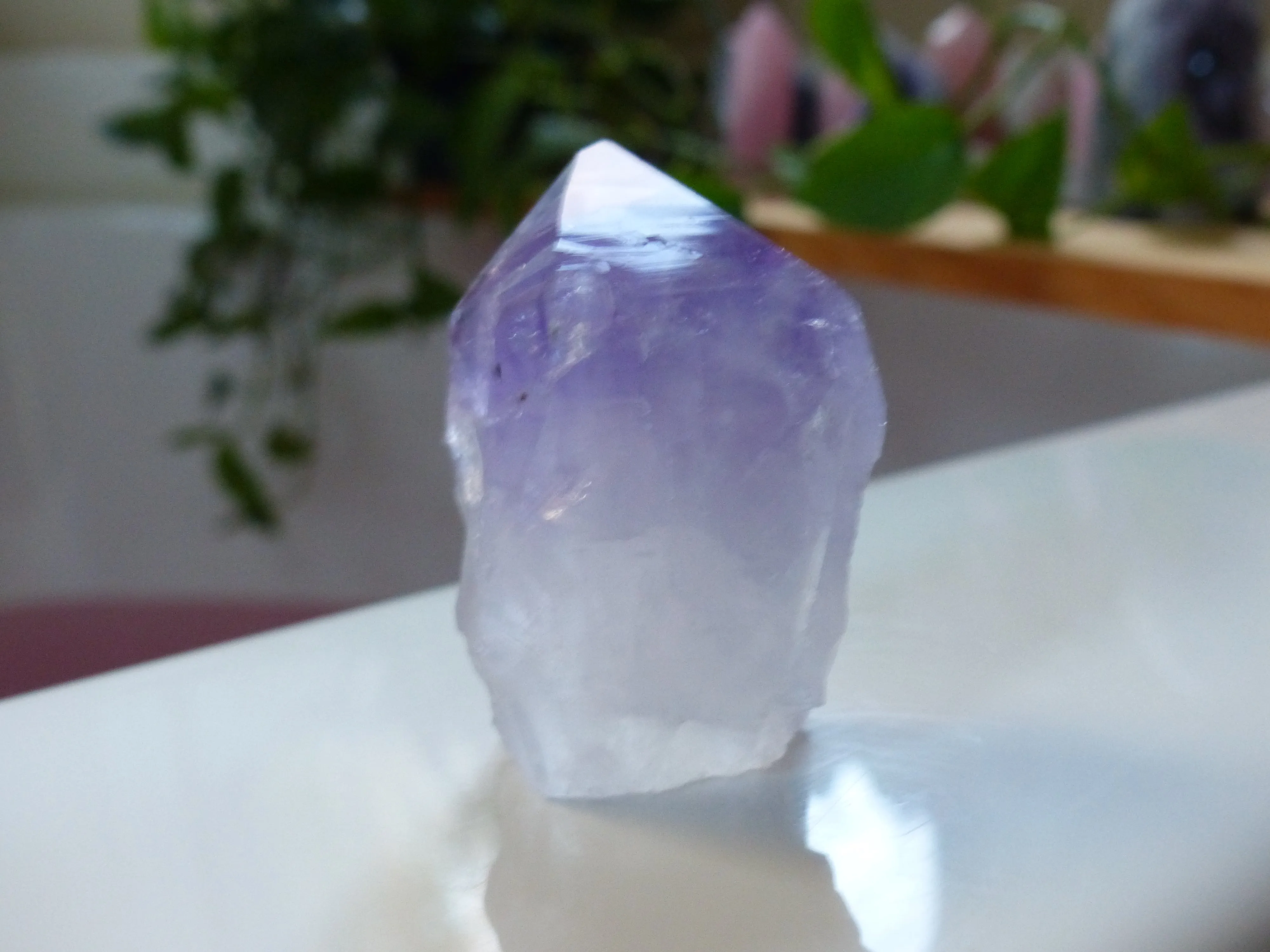 Amethyst Point with Cut Base (#2)