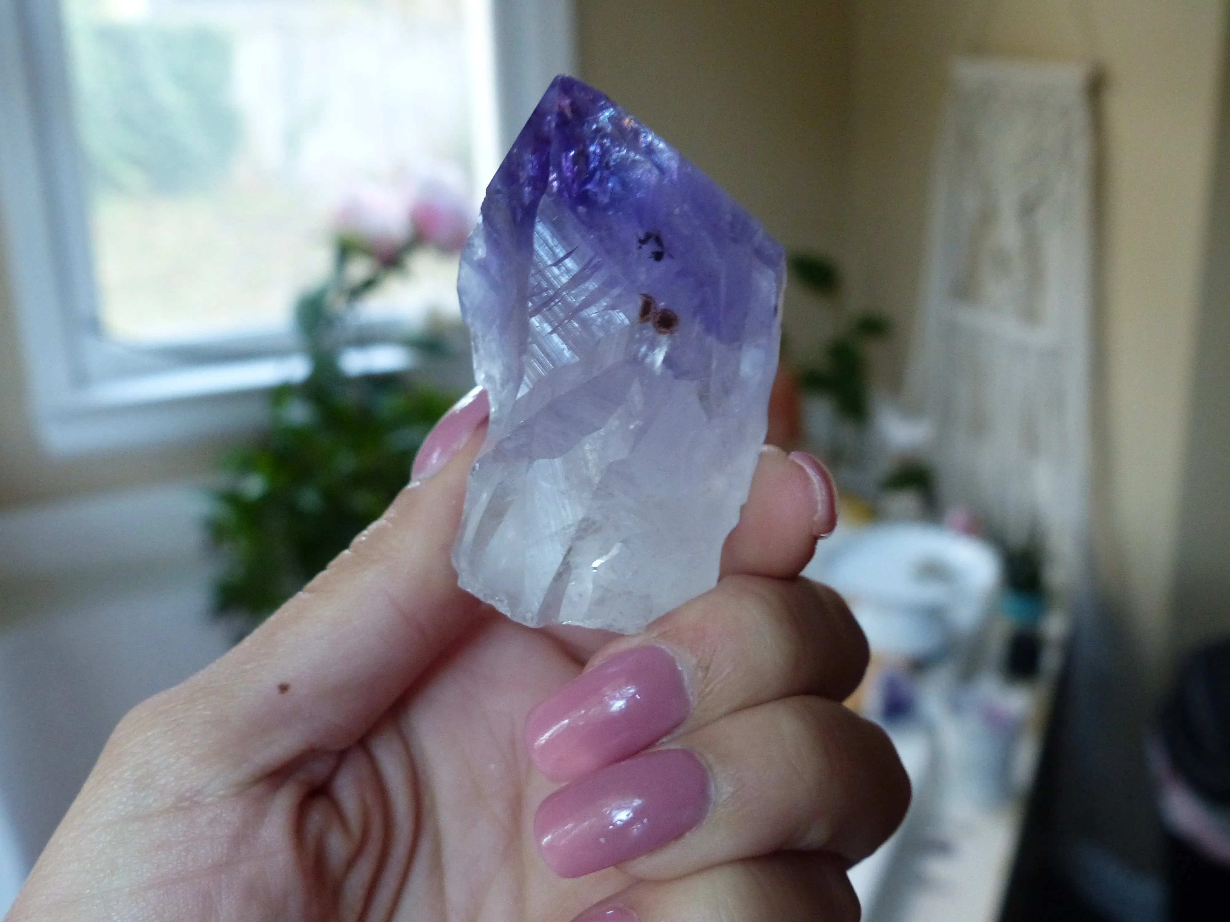 Amethyst Point with Cut Base (#2)