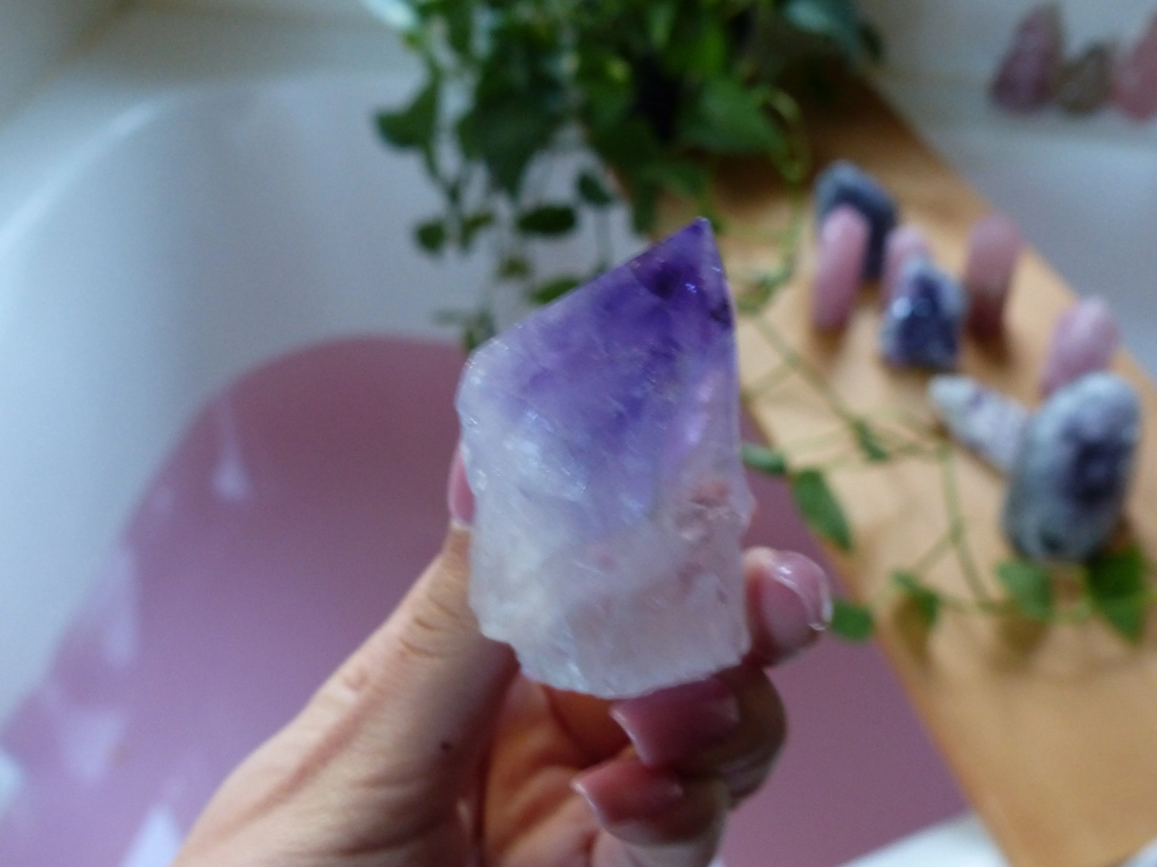 Amethyst Point with Cut Base (#2)