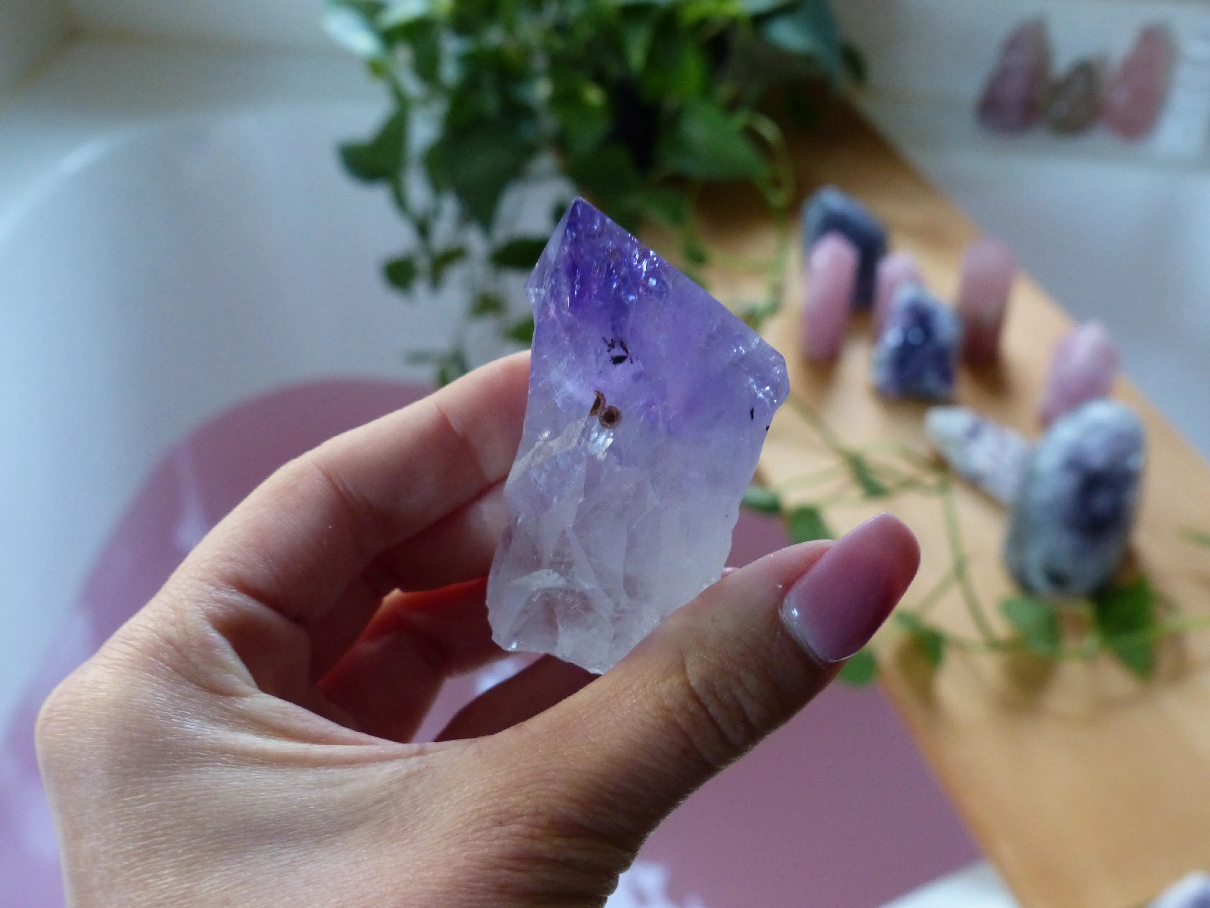 Amethyst Point with Cut Base (#2)