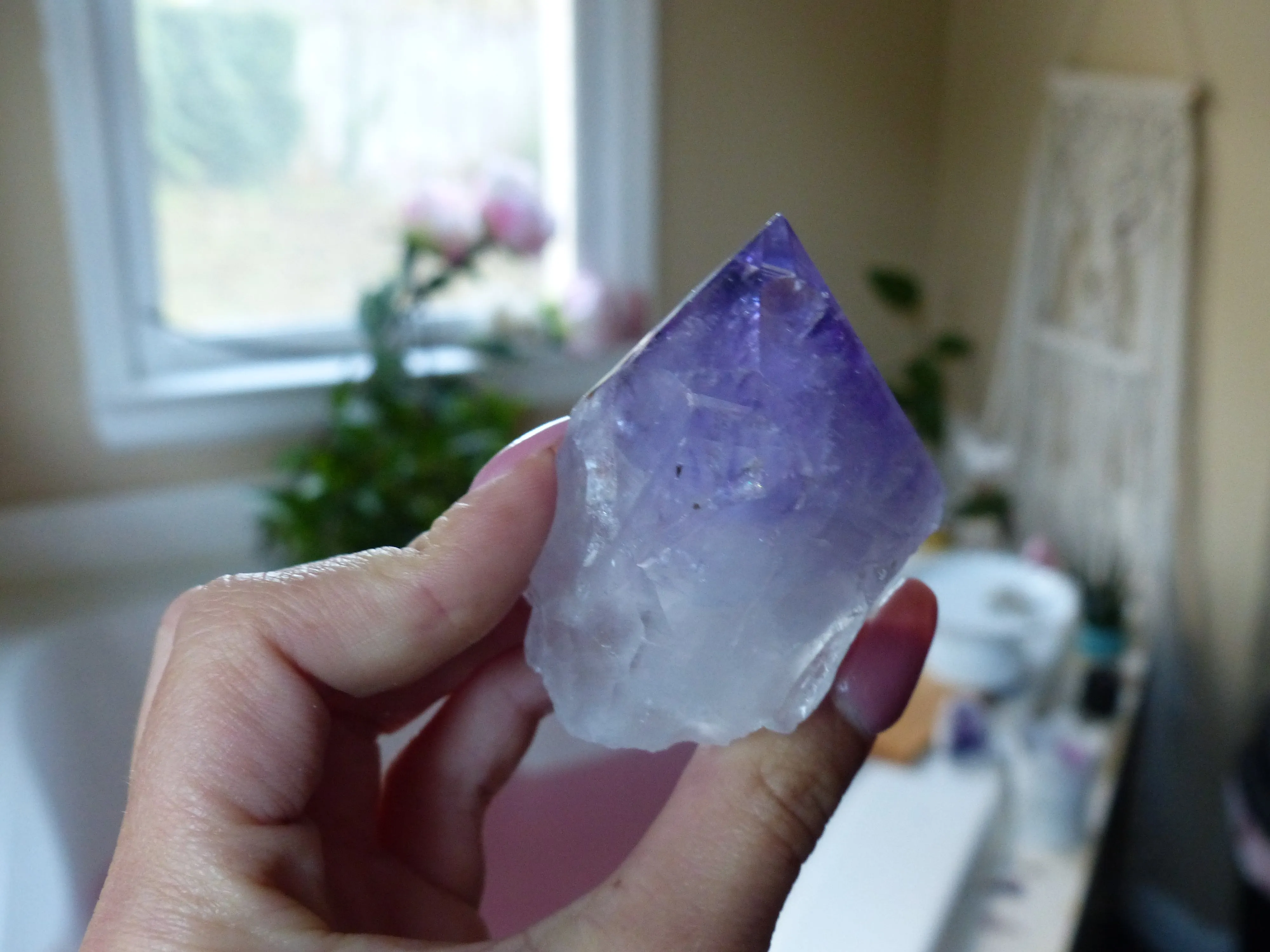 Amethyst Point with Cut Base (#2)