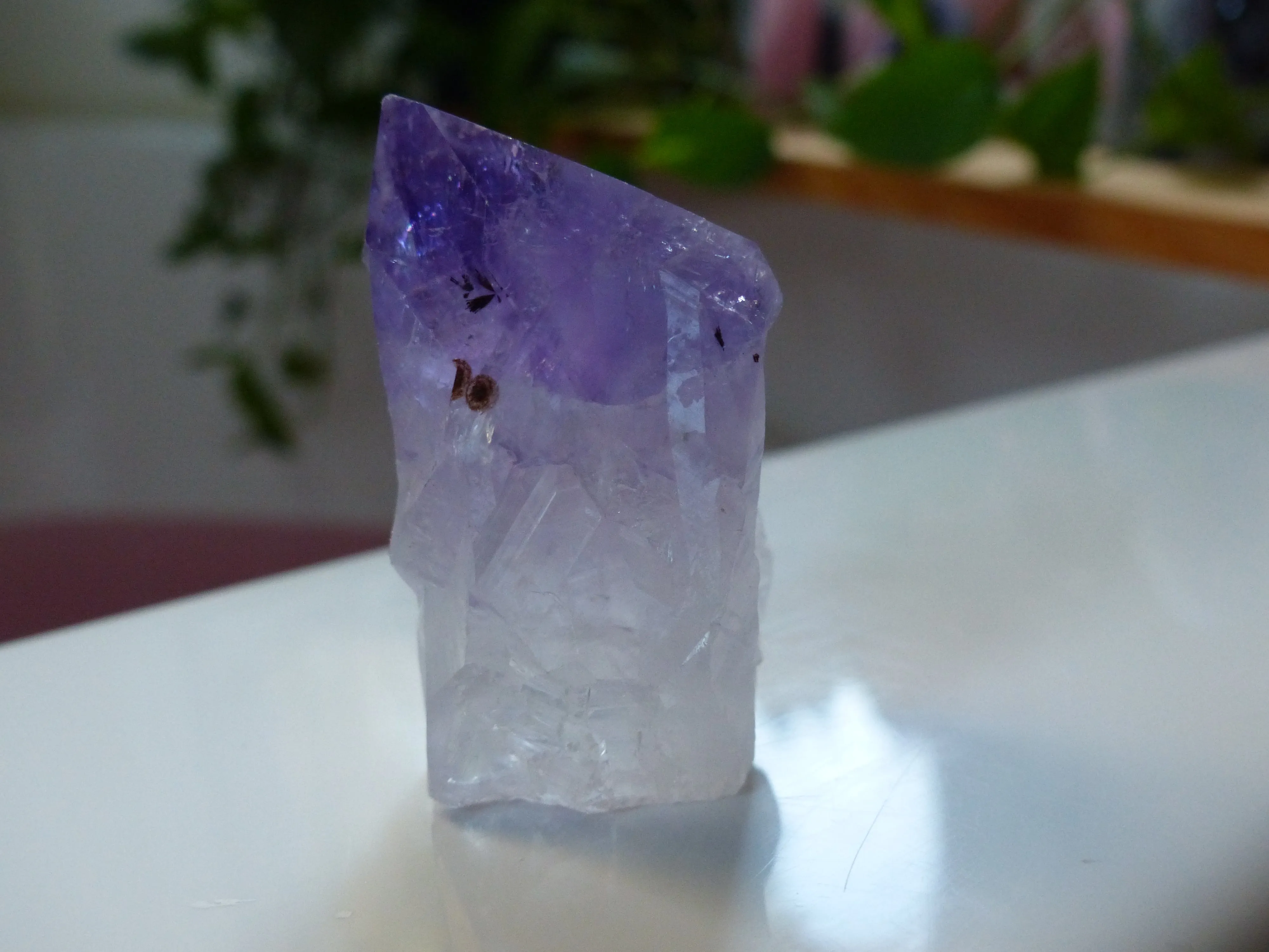 Amethyst Point with Cut Base (#2)