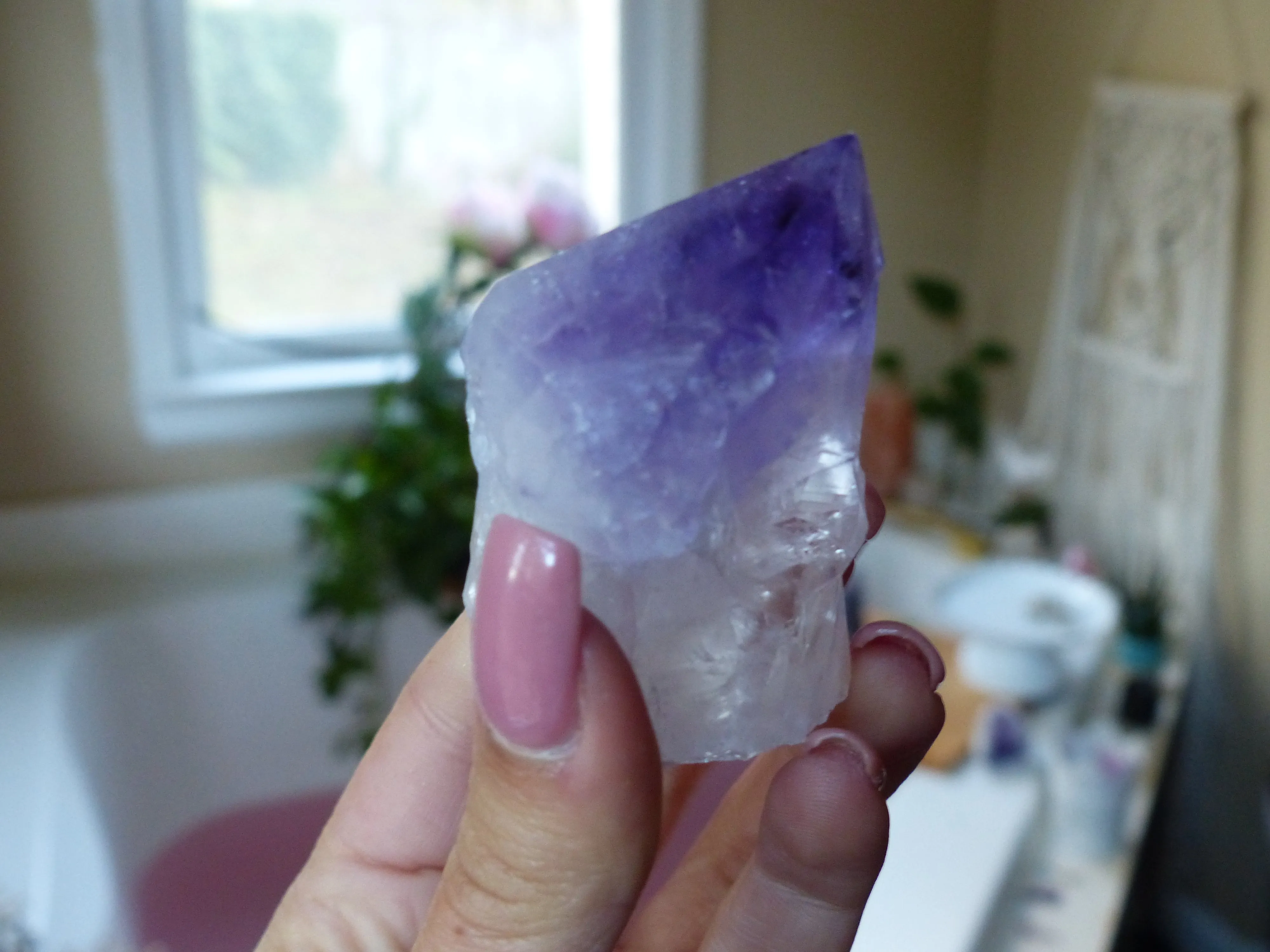 Amethyst Point with Cut Base (#2)
