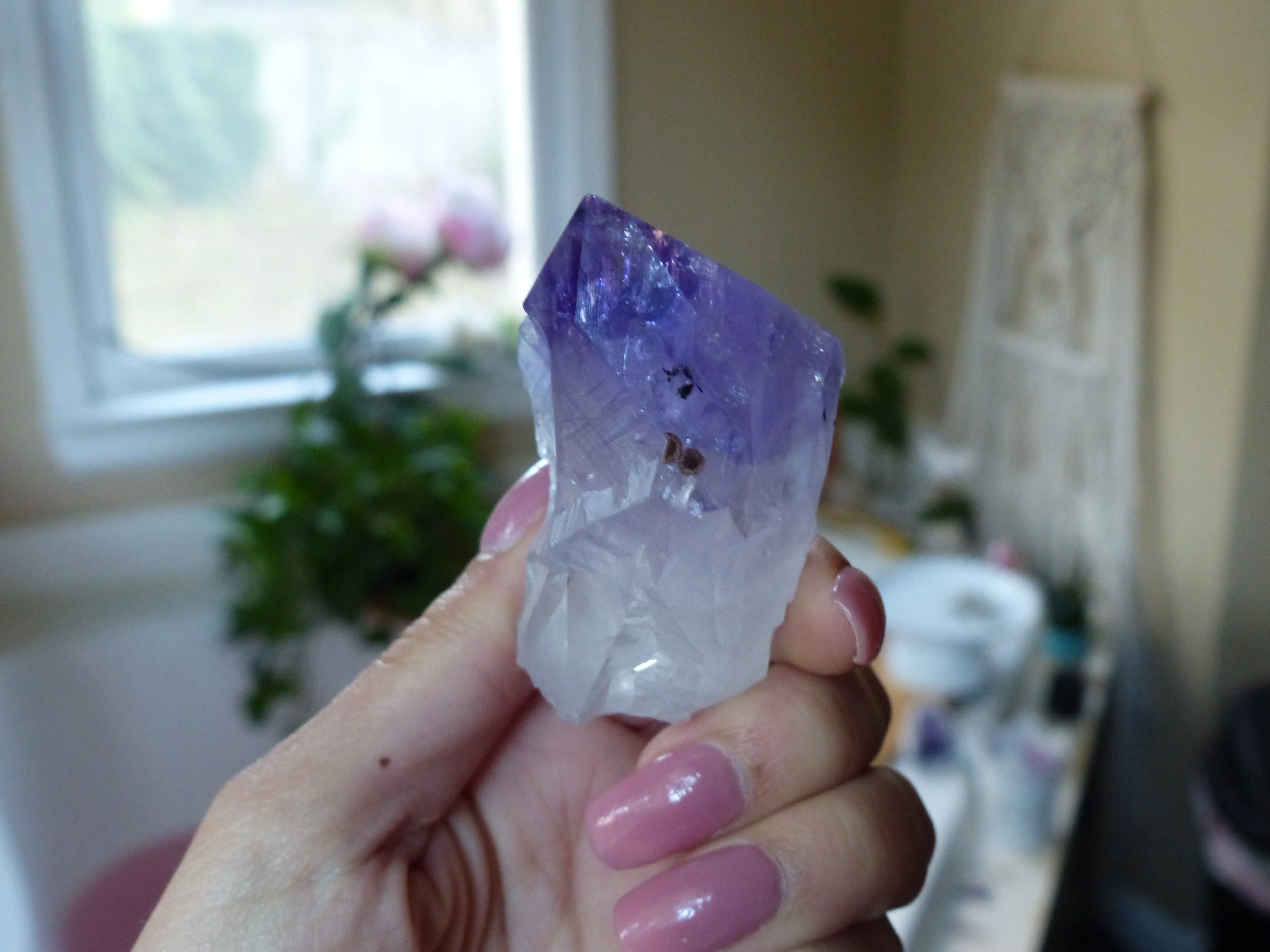 Amethyst Point with Cut Base (#2)