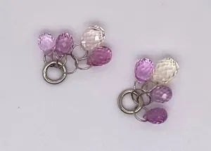 Briolette Light Gemstone Earrings