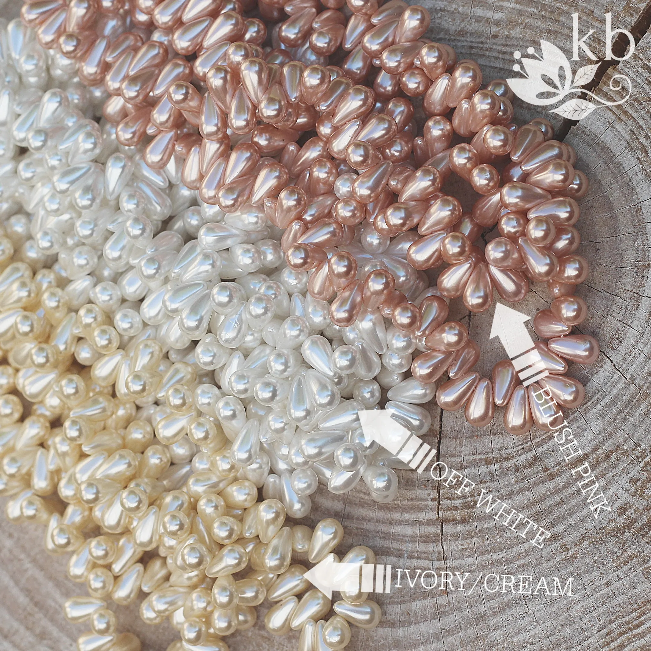 Brooke pearl cubic zirconia chandelier earrings -  white, blush pink or ivory/pearls, Gold finish only.