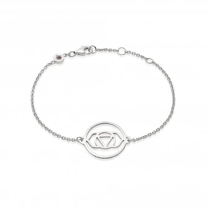 Brow Chakra Chain - Silver Bracelet CHKBR1013
