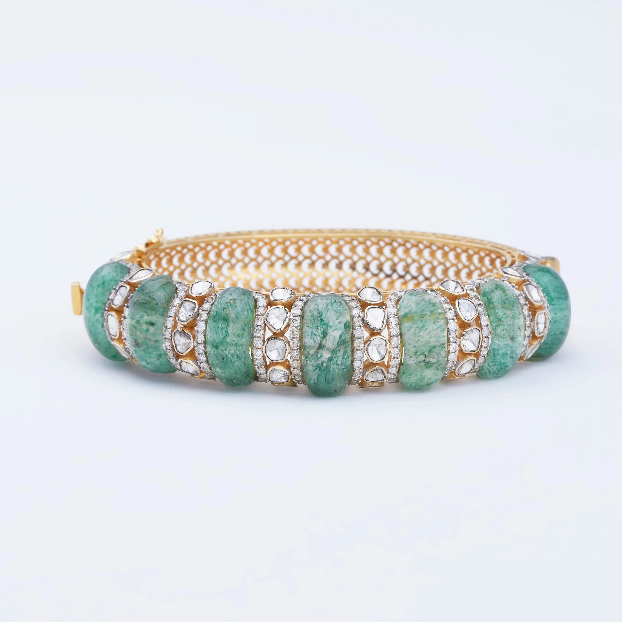Classic Polki Gemstone Bangle