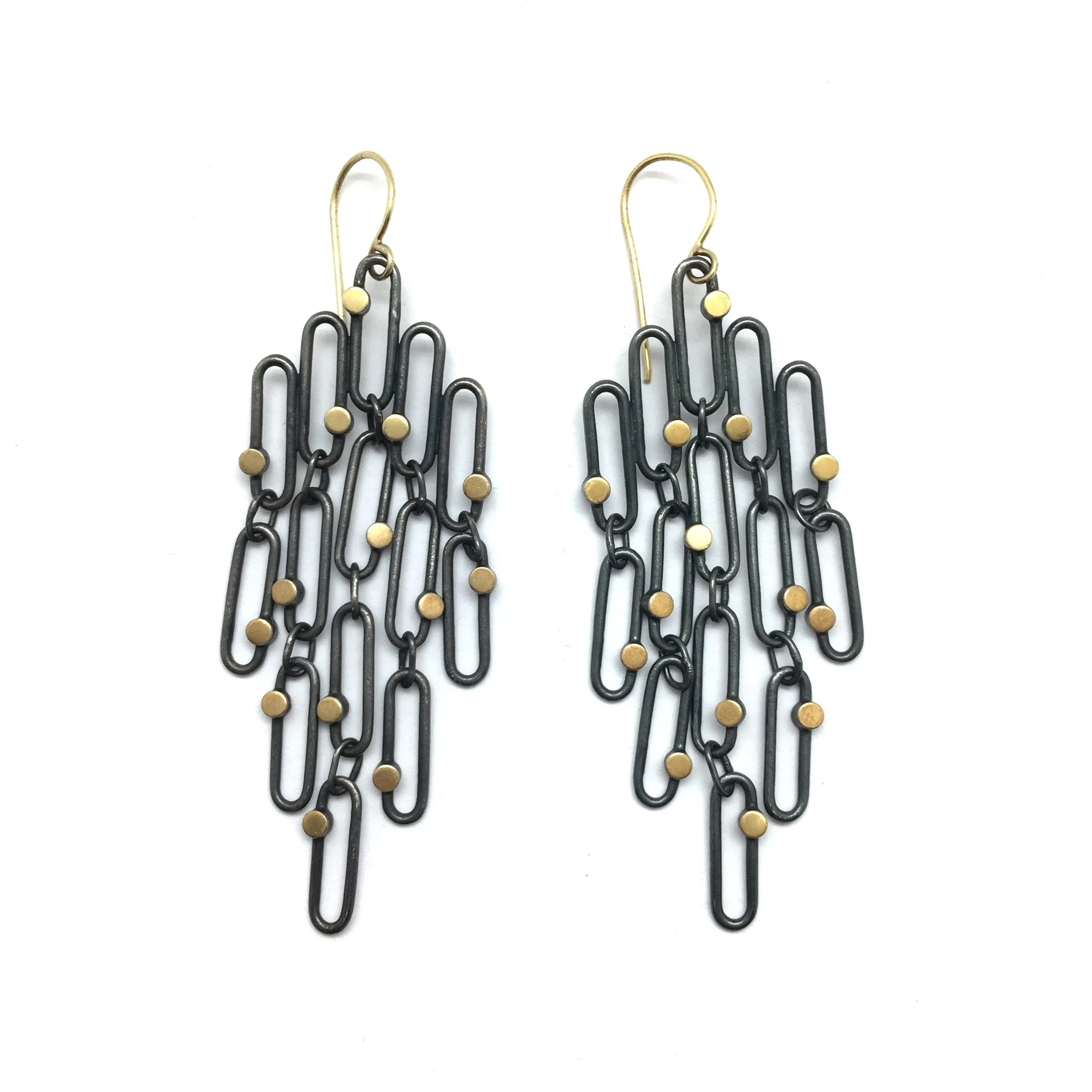 Confetti Grid Earrings - Large