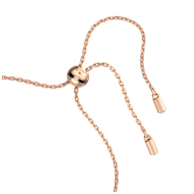 Constella Round Cut Pavé White Rose Gold-tone Plated Bracelet 5636273