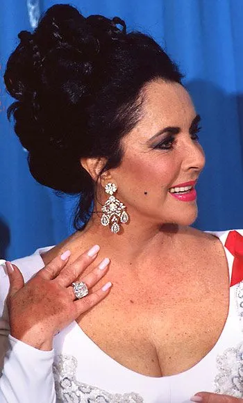 Crystal chandelier earrings Elizabeth Taylor style
