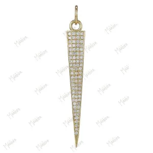 Diamond Spike Charm 47mm long