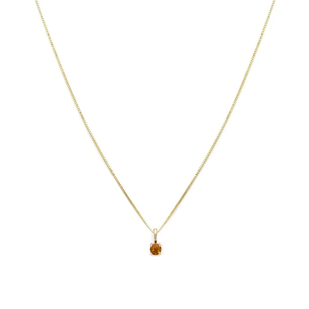 Element Necklace in Citrine