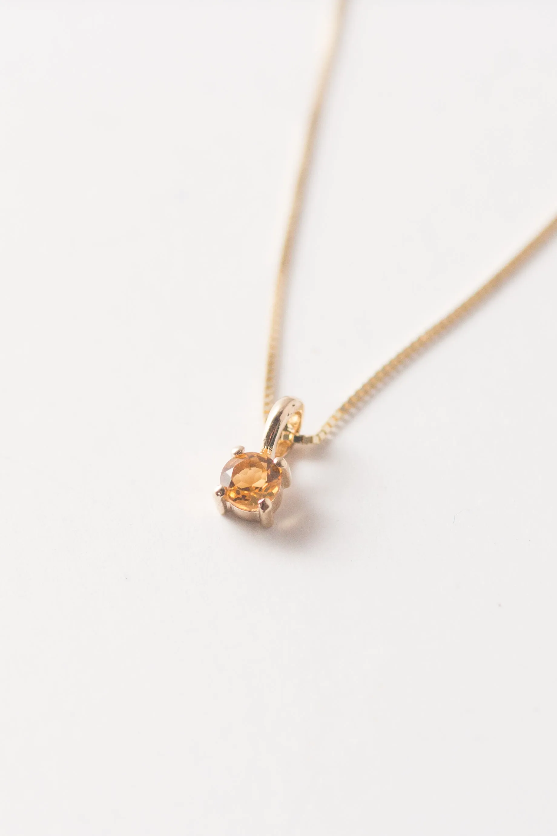 Element Necklace in Citrine