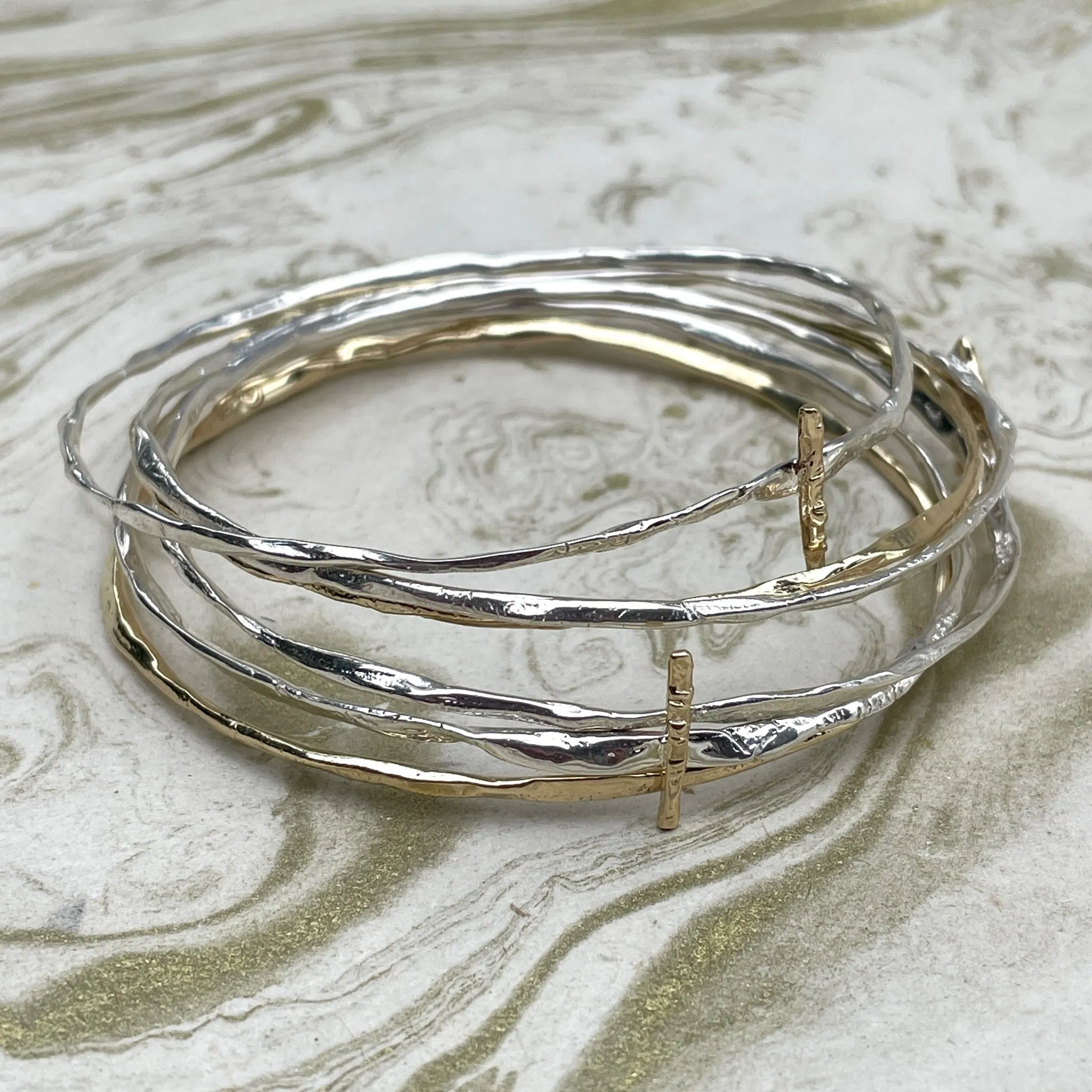 Fairmined 14k Gold Show the Love Bangle