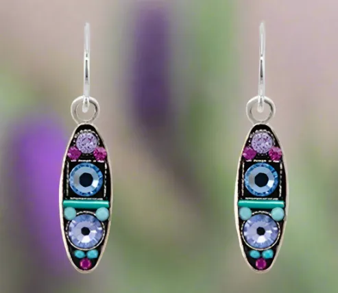 Firefly Jewelry La Dolce Vita Oval Earrings-E273LAV