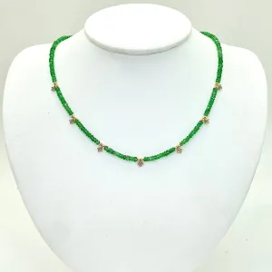 Gemmy necklace - Tsavorite Garnet