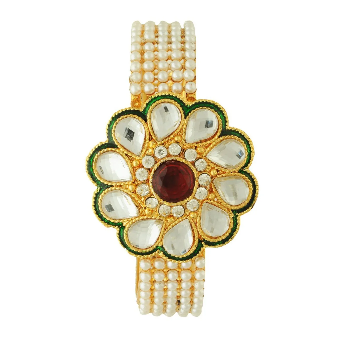 Gold Plated Flower Shape Bracelet & For Women & Girls