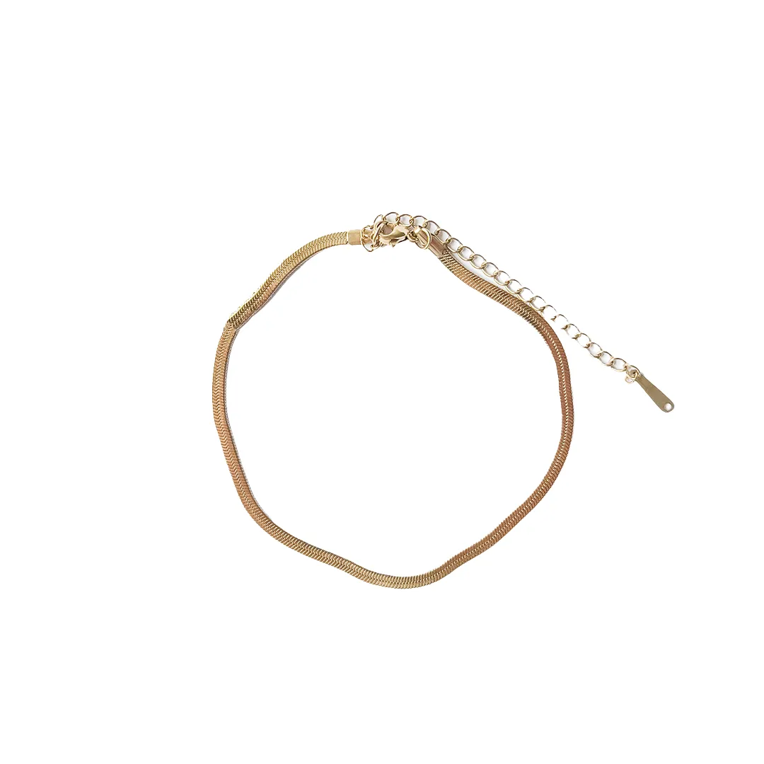 Gold Plated Snake Chain Bracelet