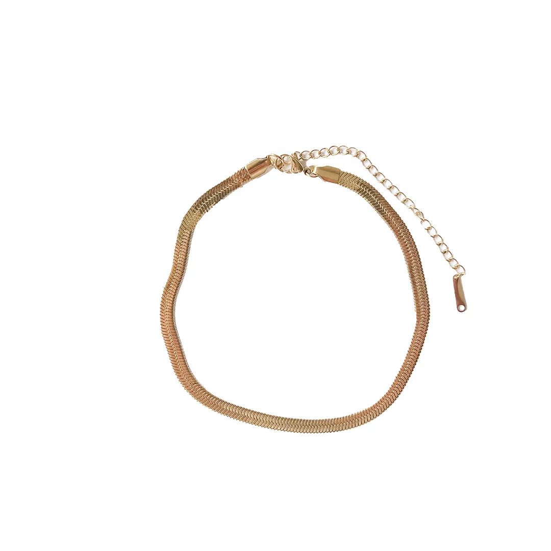 Gold Plated Snake Chain Bracelet