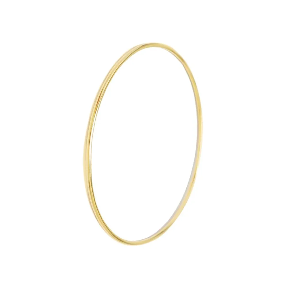 Gold Tube Bangle For Her 2.20mm