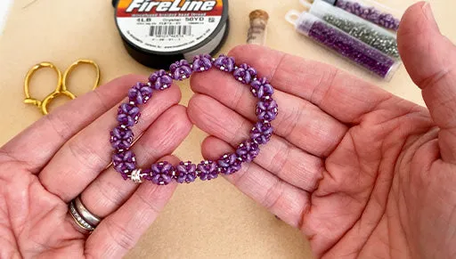 Jewelry Making Tutorial: How to Make the Garden Party Beaded Bracelet