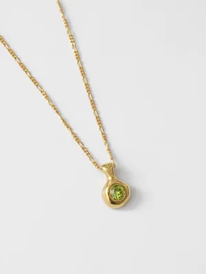 Liv Necklace in Green and Gold