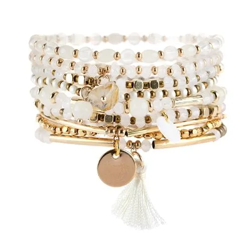 Mixed & Matched Beaded Bracelet