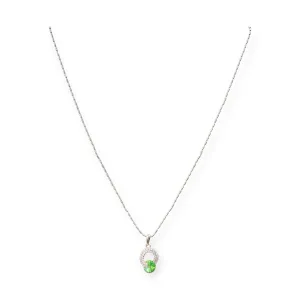 Ophelia Necklace - Peridot Green