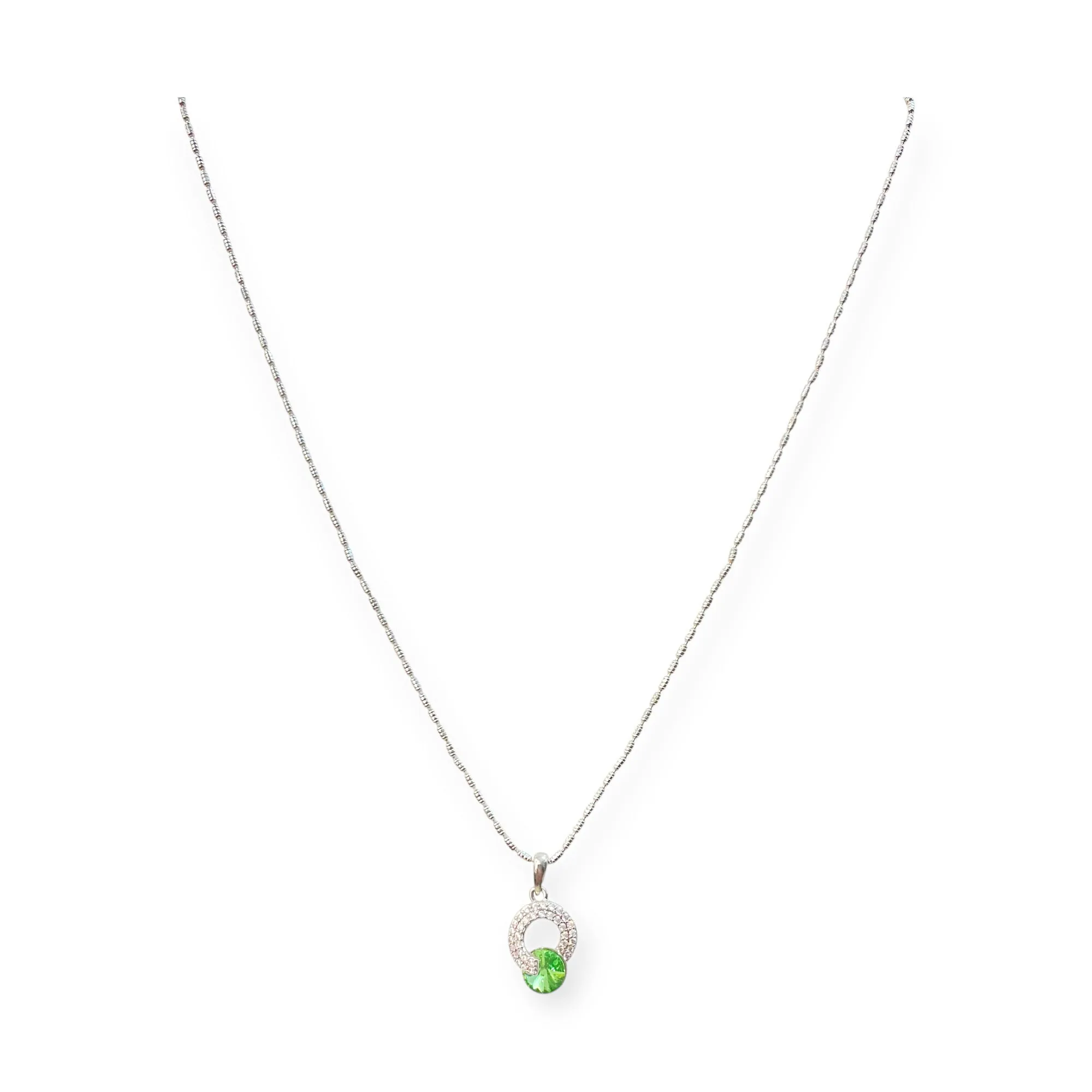 Ophelia Necklace - Peridot Green
