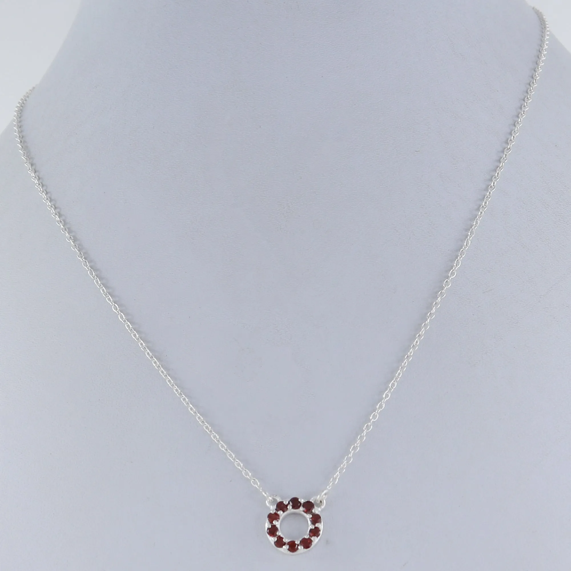 Peridot Round Shape Necklace,925 Sterling Silver Handmade Necklace