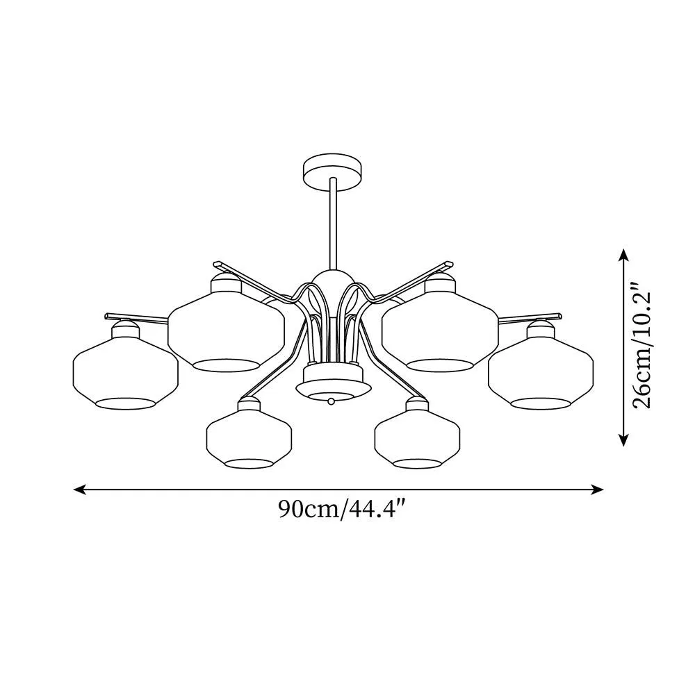 Retro Molika Chandelier
