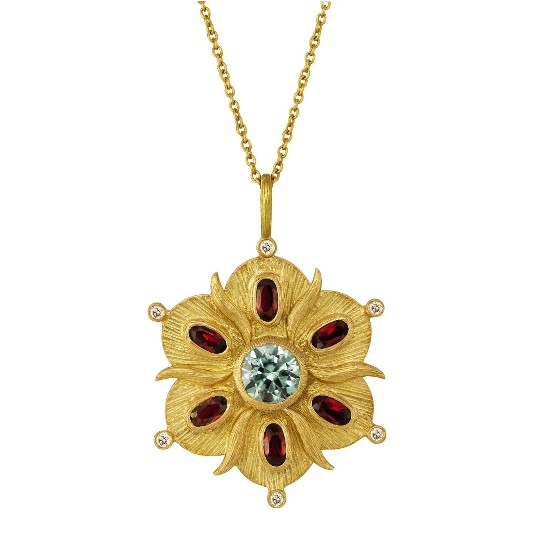 Scalloped Bloom Necklace by Laurie Kaiser