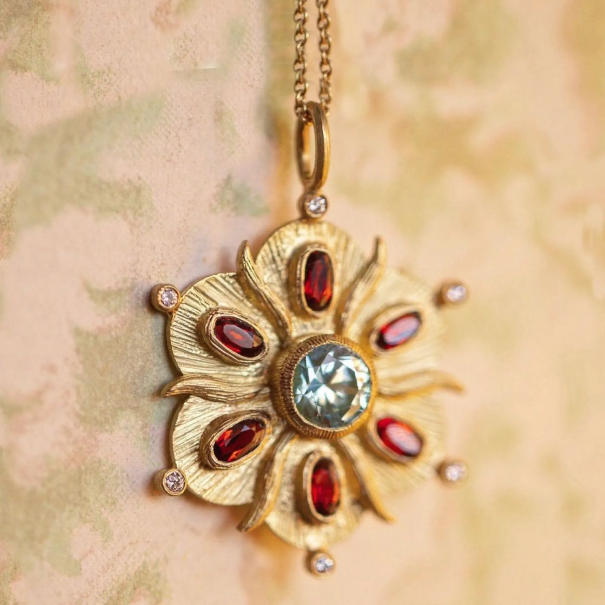 Scalloped Bloom Necklace by Laurie Kaiser