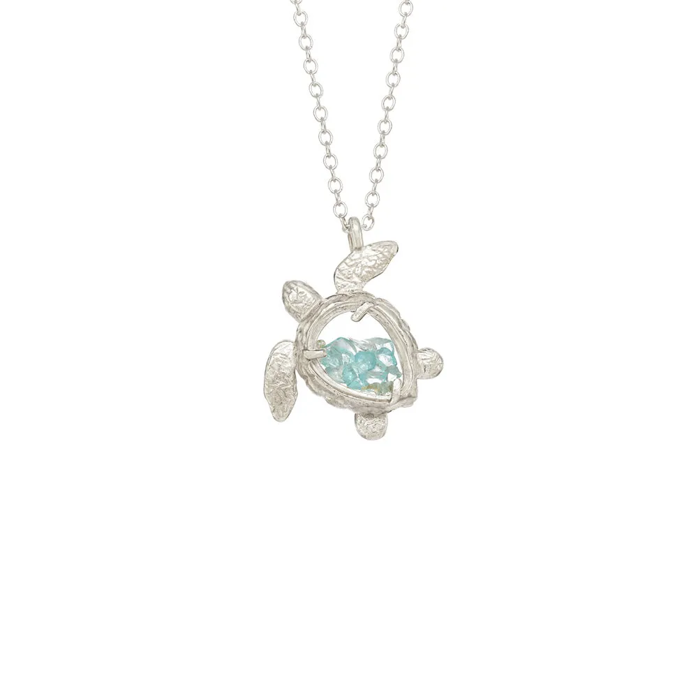 Sea Turtle Shaker Necklace