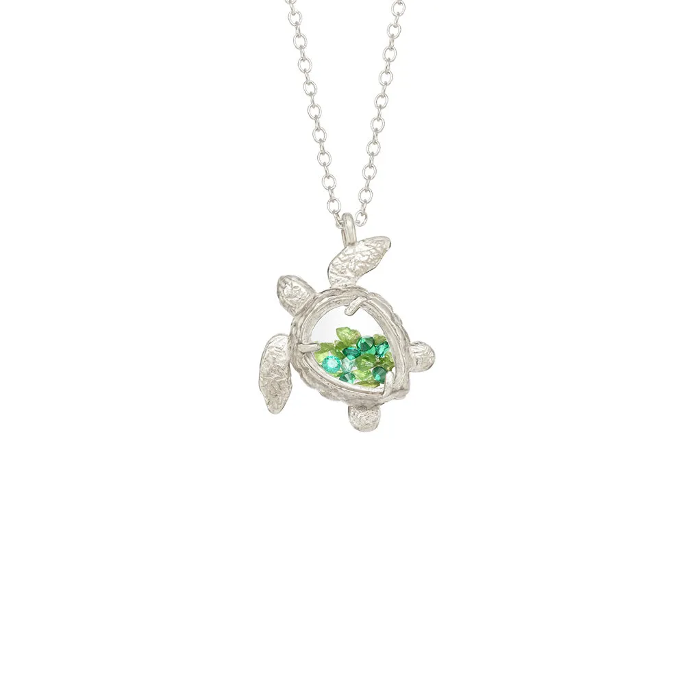 Sea Turtle Shaker Necklace