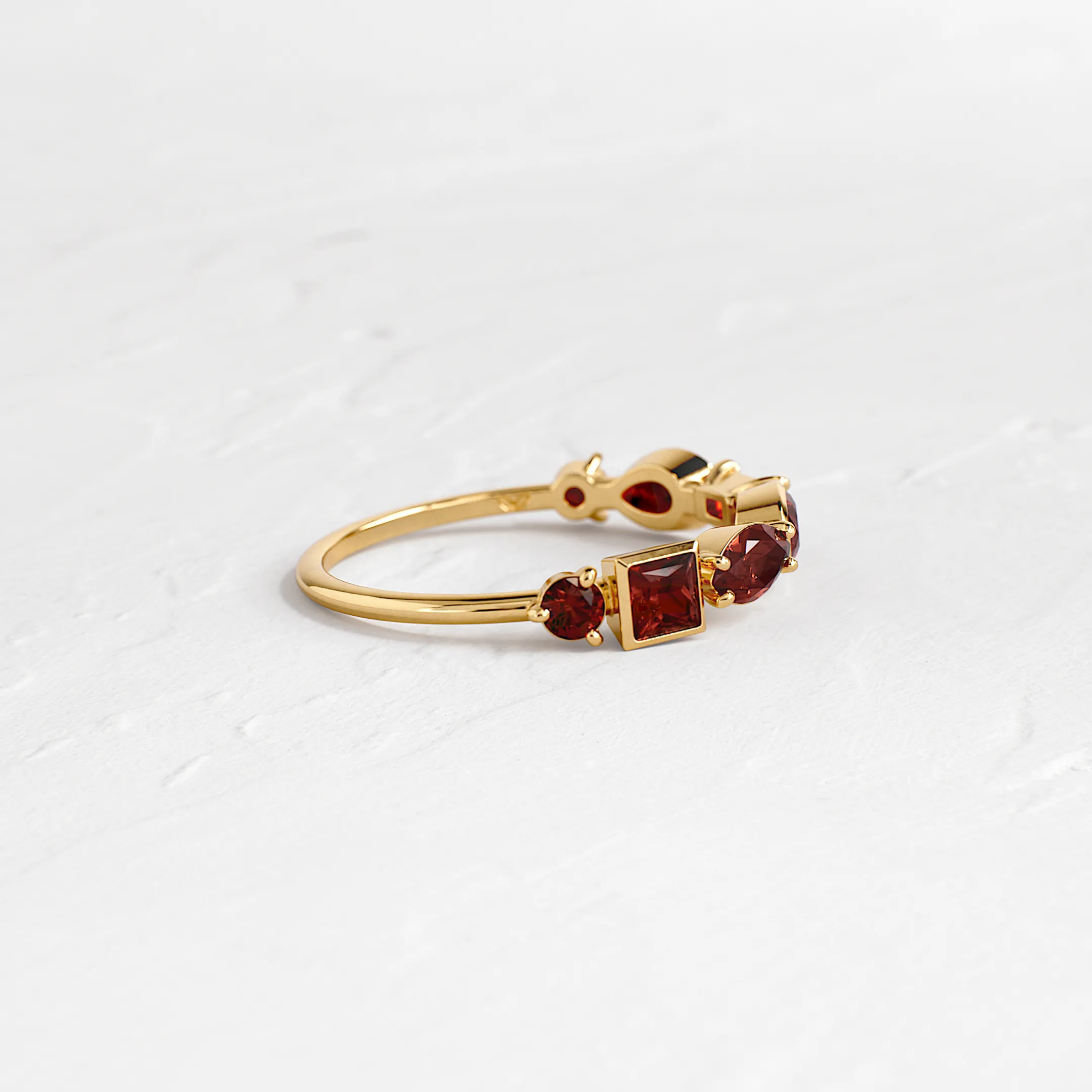 Shape Shifter Band in Garnet