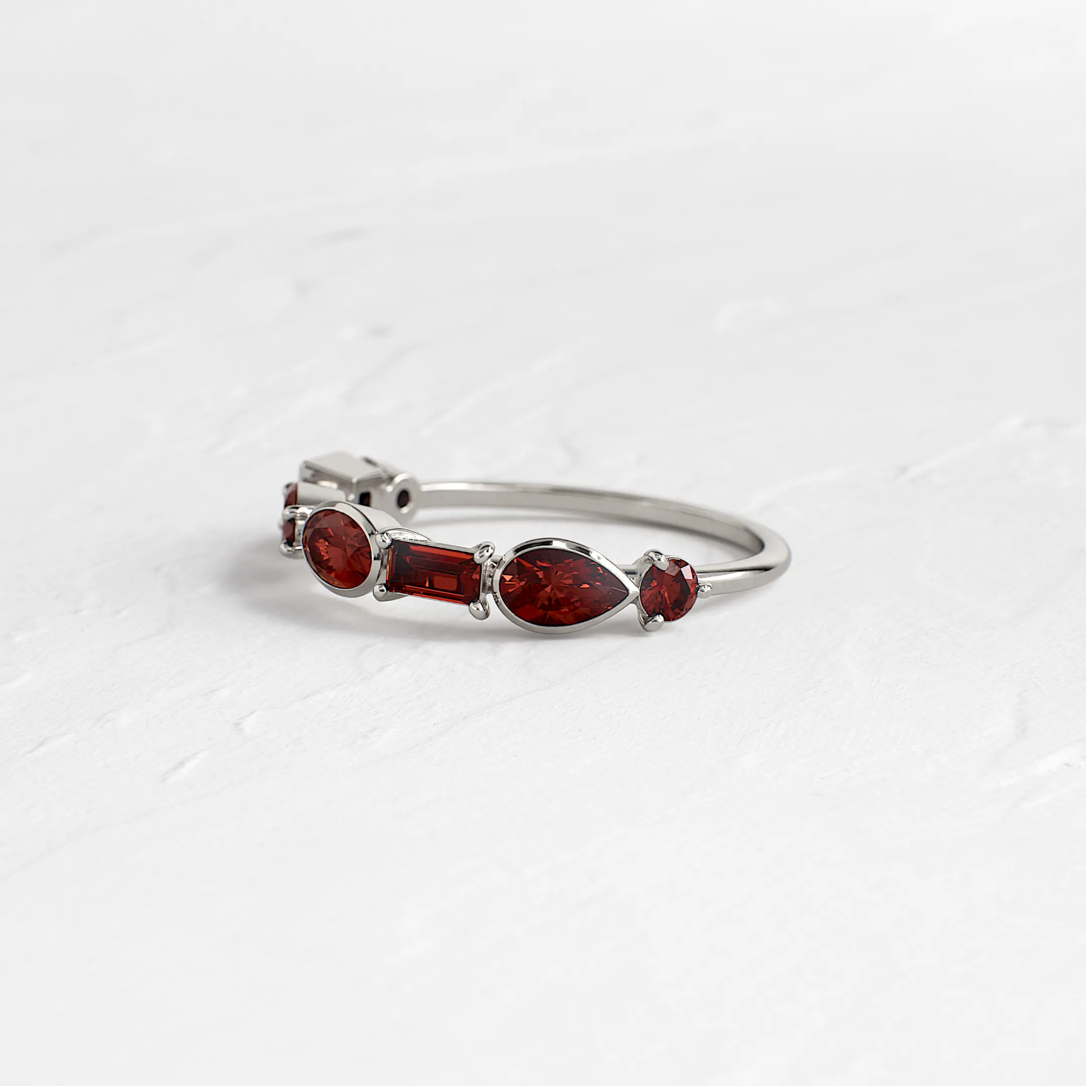 Shape Shifter Band in Garnet