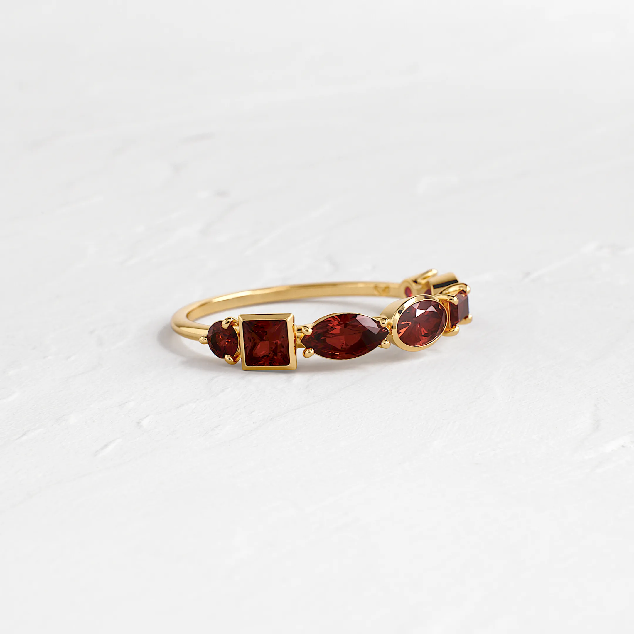 Shape Shifter Band in Garnet