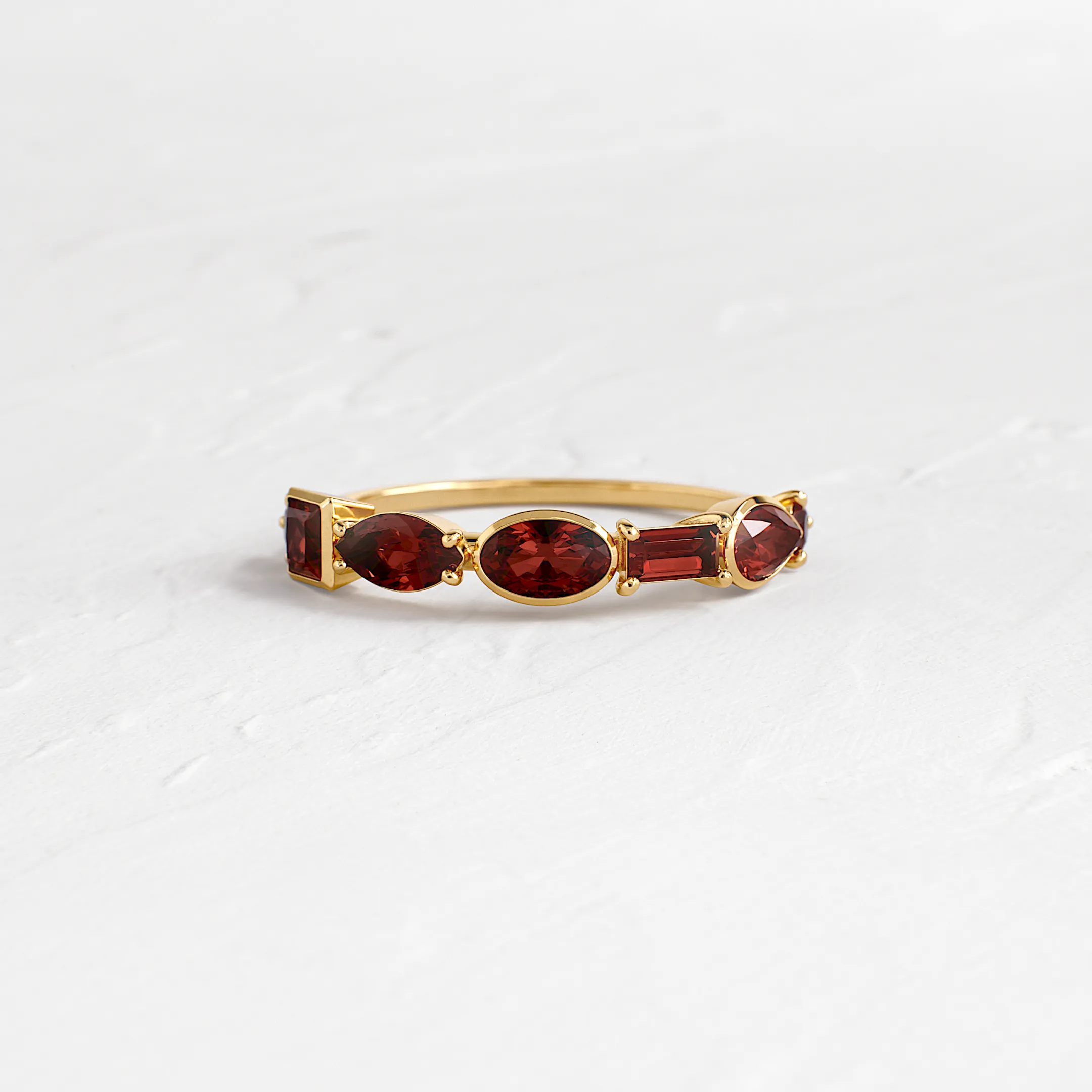 Shape Shifter Band in Garnet