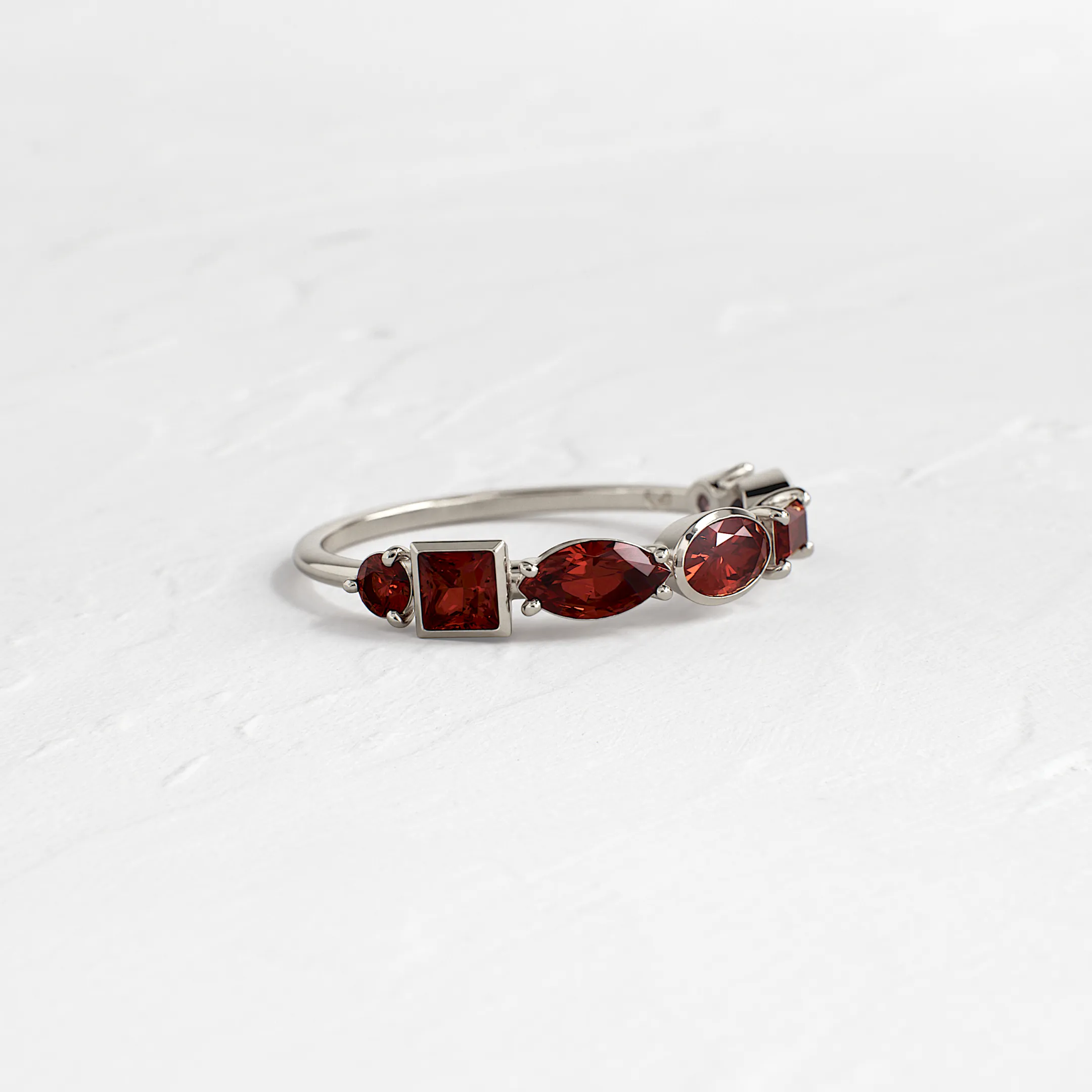 Shape Shifter Band in Garnet