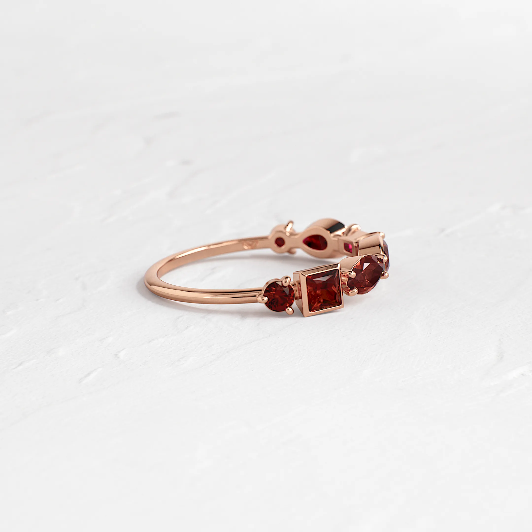 Shape Shifter Band in Garnet