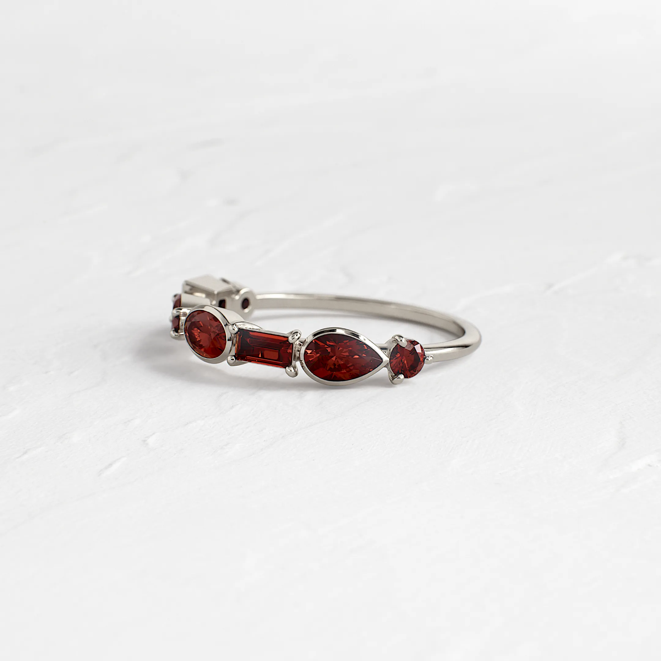 Shape Shifter Band in Garnet