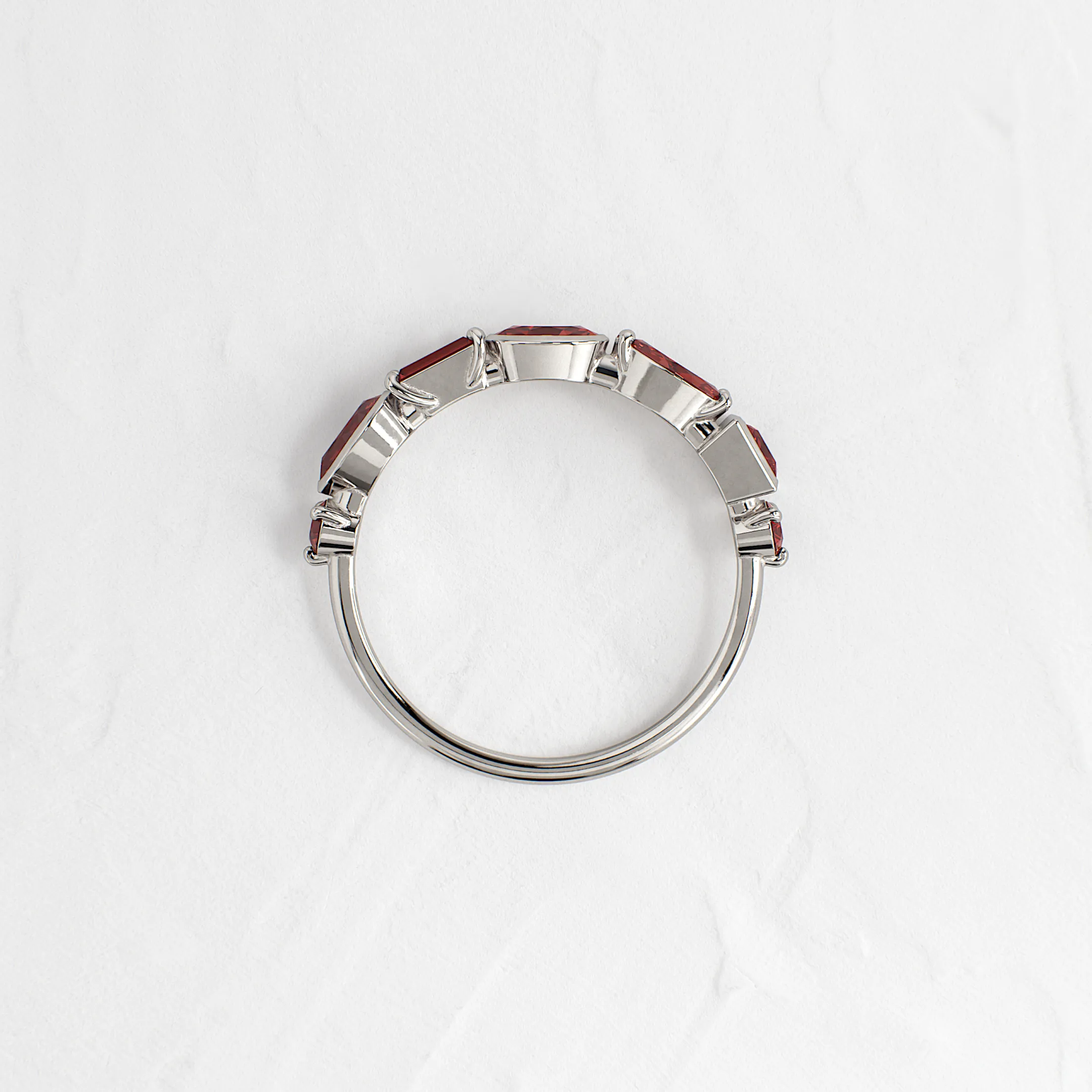 Shape Shifter Band in Garnet