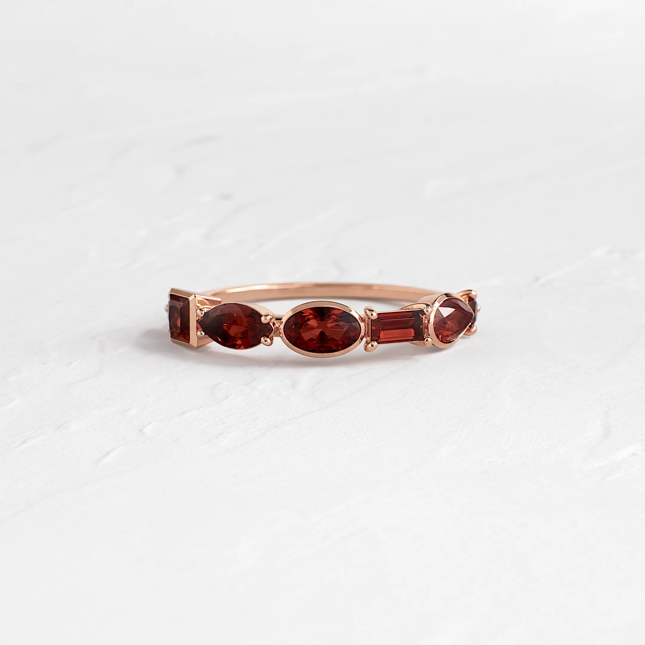 Shape Shifter Band in Garnet