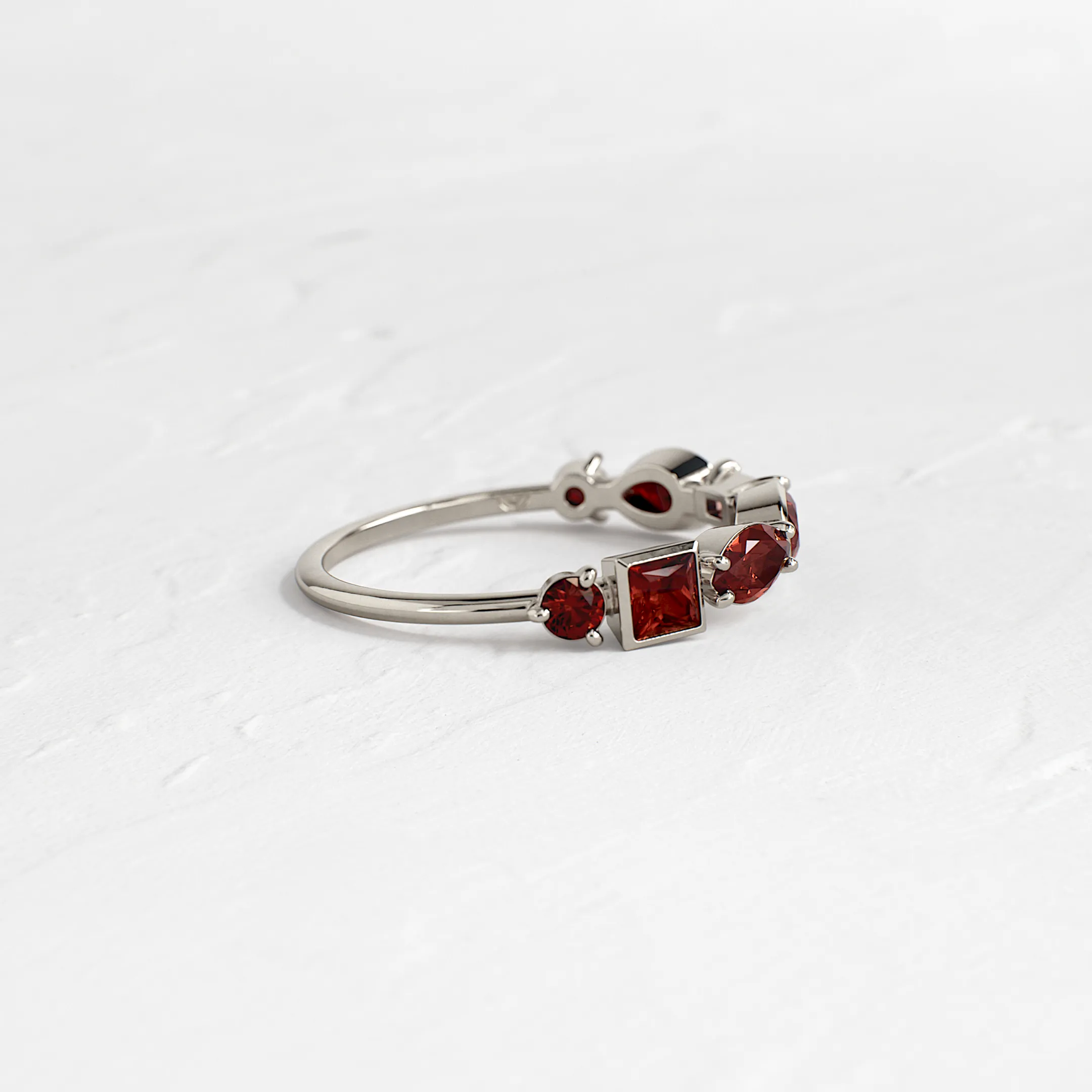 Shape Shifter Band in Garnet