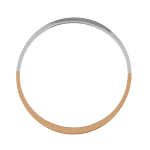 Tianguis Jackson Silver and Copper Two Tone Bangle