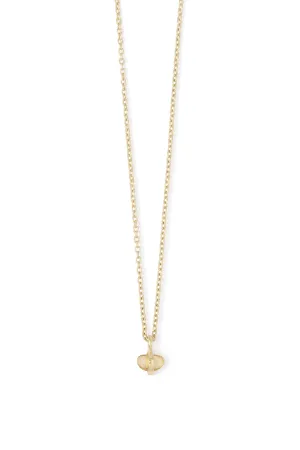 Tiny Freeform Citrine Necklace
