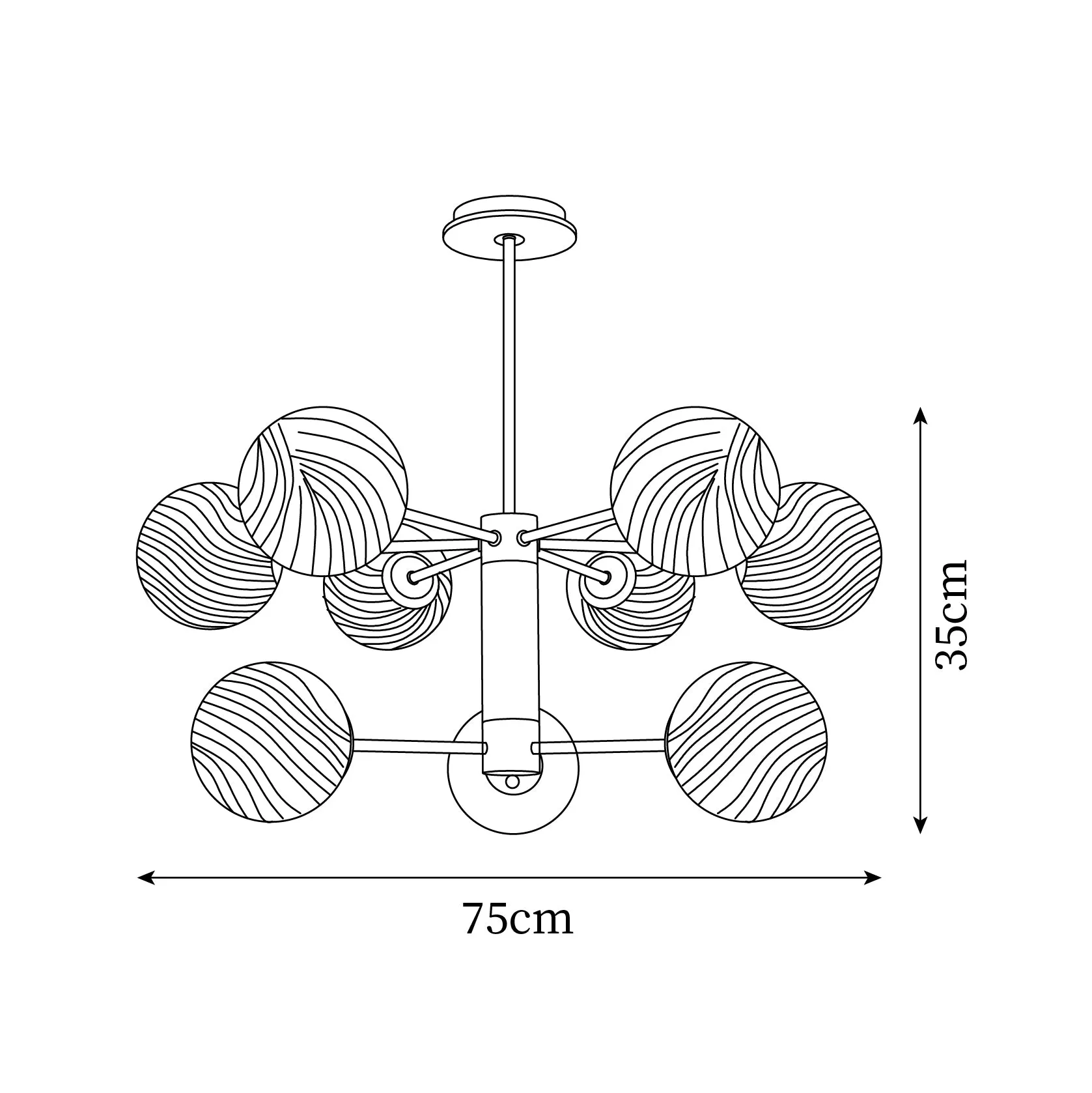Velazco Bubbles Chandelier